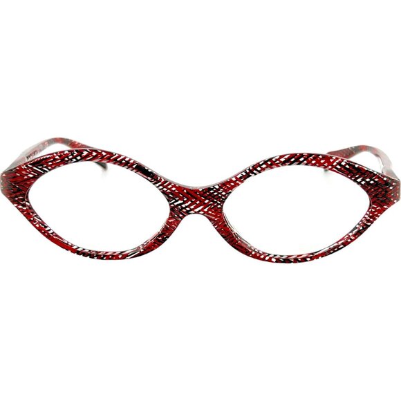 Alain Mikli AO3049 Women's Eyeglass Frame Chevron Red - Picture 3 of 6